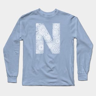 Letter N Long Sleeve T-Shirt